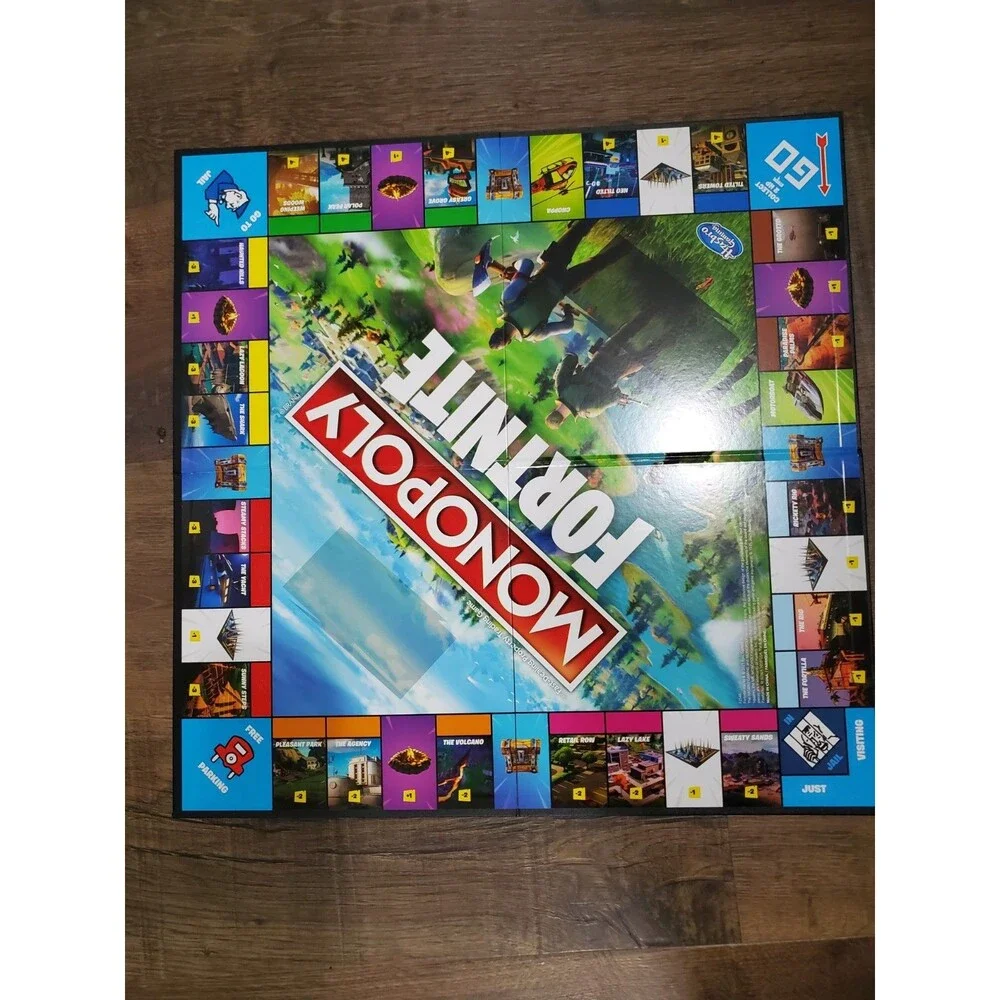 Monopoly Fortnite Collector's Edition Board Game Hasbro Gaming 100% Complete